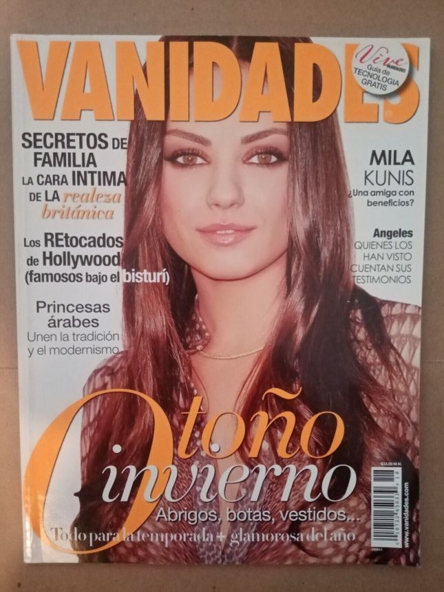 VANIDADES (Mex) magazine side cover  August 2011