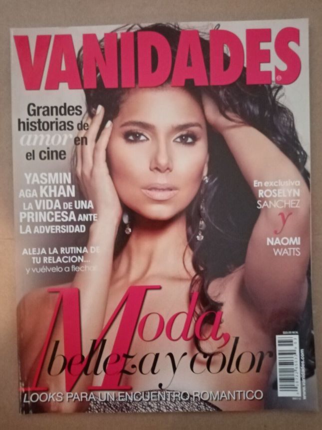 VANIDADES (Mex) magazine side cover  January 2012