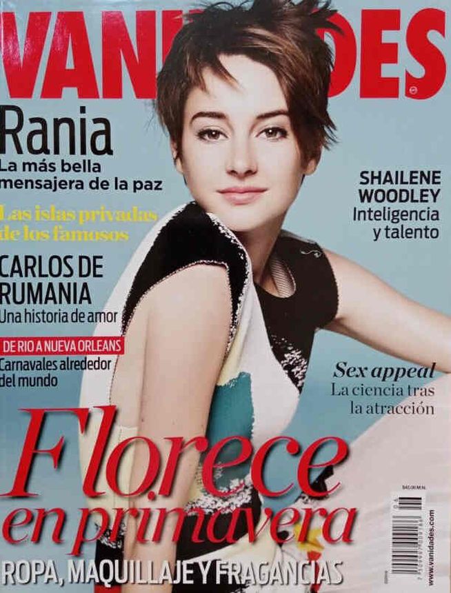 VANIDADES (Mex) magazine side cover  March 2016