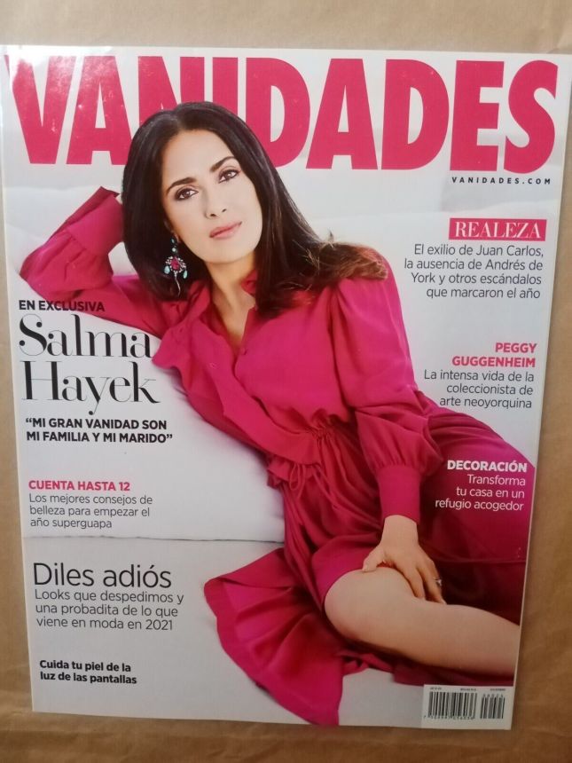 VANIDADES (Mex) magazine side cover  December 2020