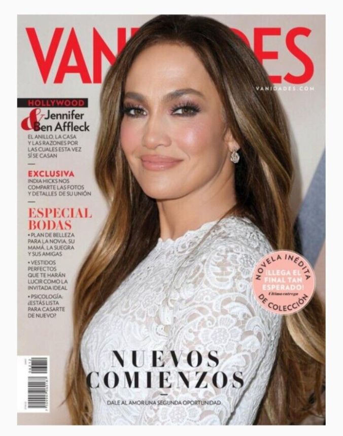 VANIDADES (Mex) magazine side cover  June 2022
