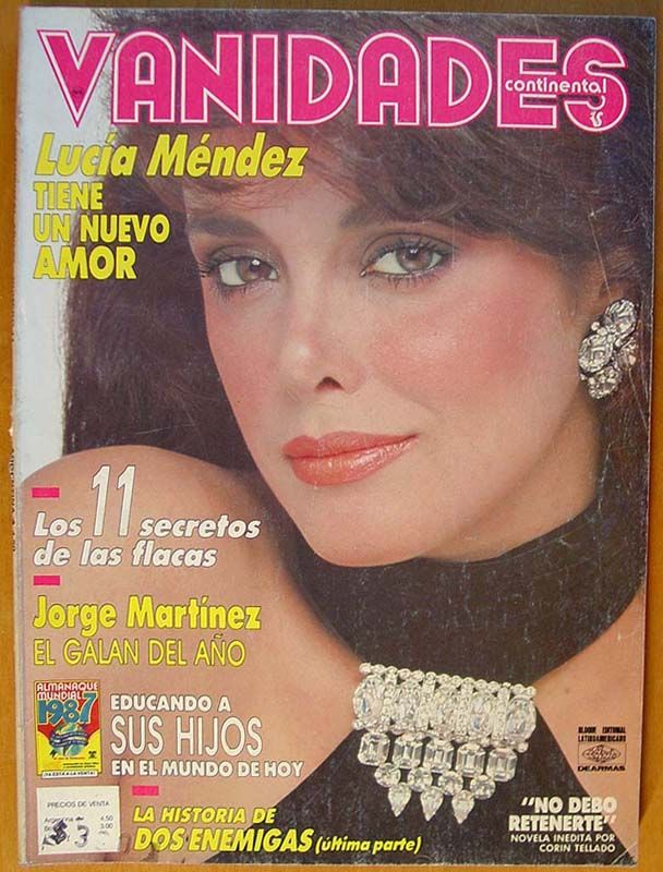 VANIDADES magazine side cover 26 May 1987