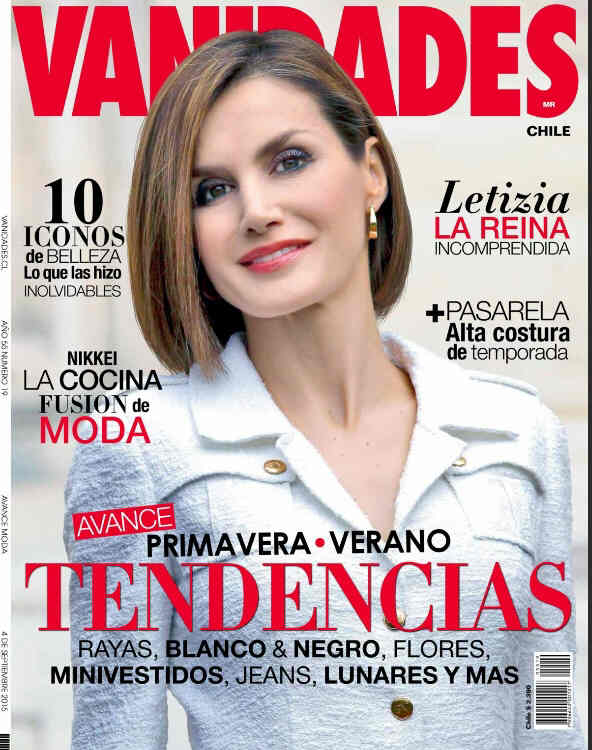 VANIDADES magazine side cover 4 September 2015