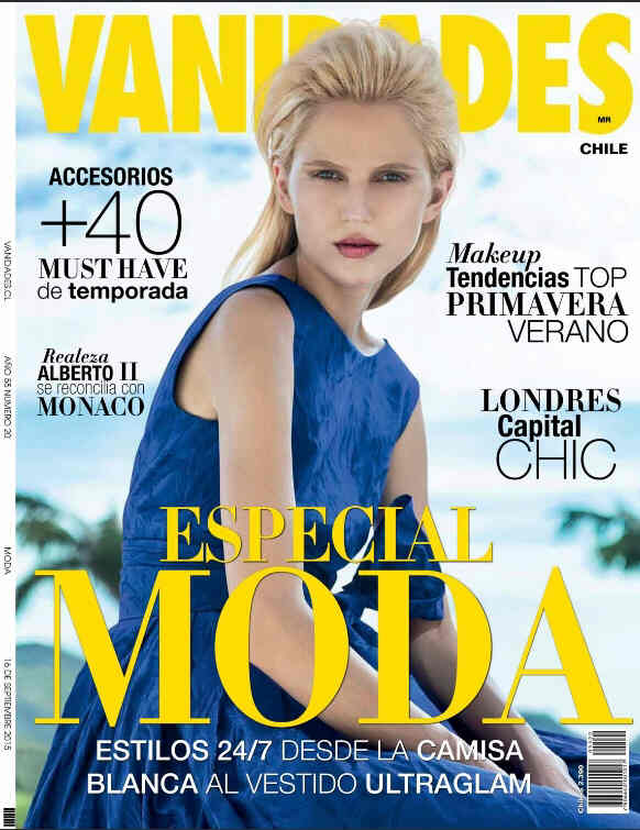 VANIDADES magazine side cover 16 September 2015