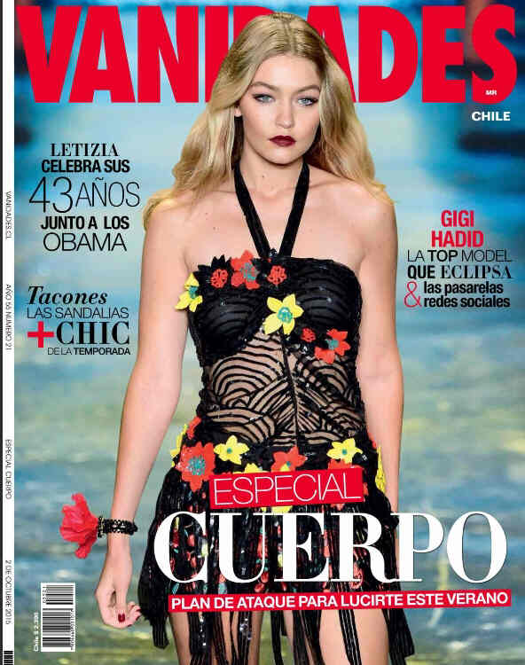 VANIDADES magazine side cover 2 October 2015