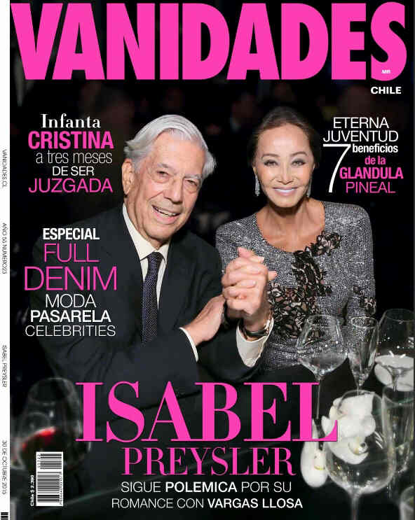 VANIDADES magazine side cover 30 October 2015