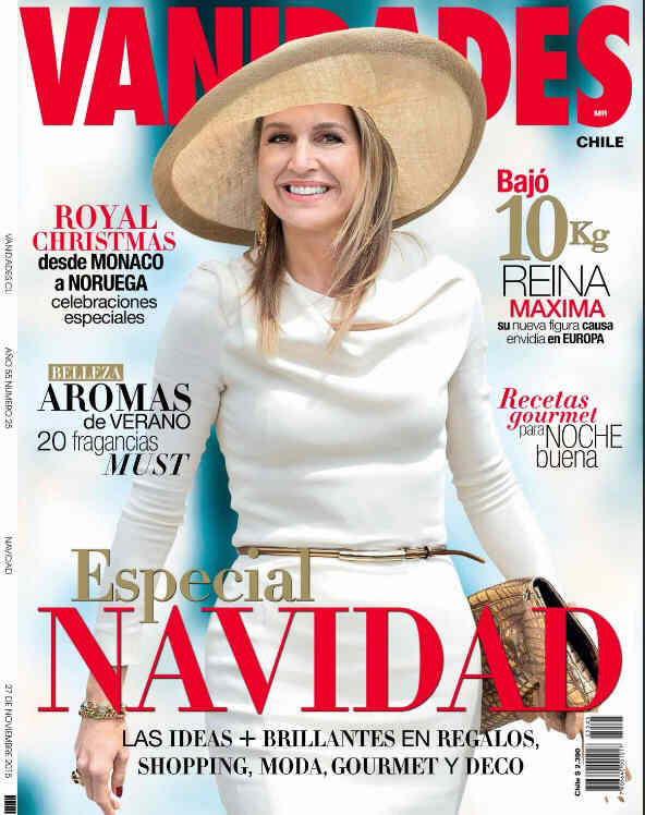 VANIDADES magazine side cover 27 November 2015