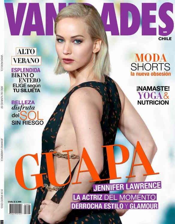 VANIDADES magazine side cover 8 January 2016