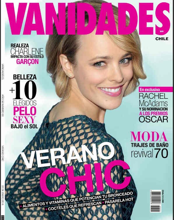 VANIDADES magazine side cover 22 January 2016