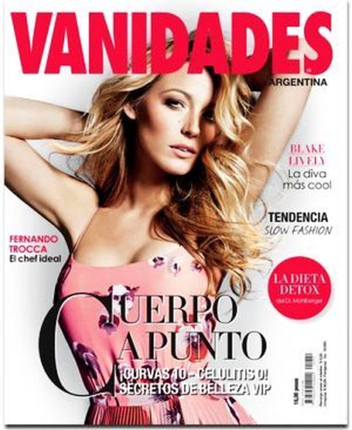 VANIDADES ARGENTINA magazine side cover 18 October 2012