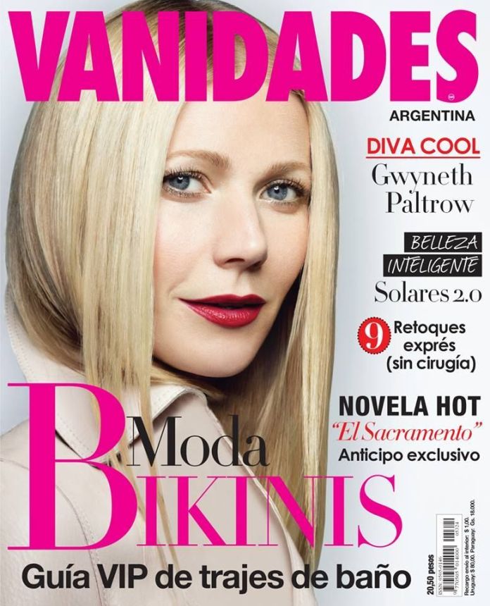 VANIDADES ARGENTINA magazine side cover 15 November 2013