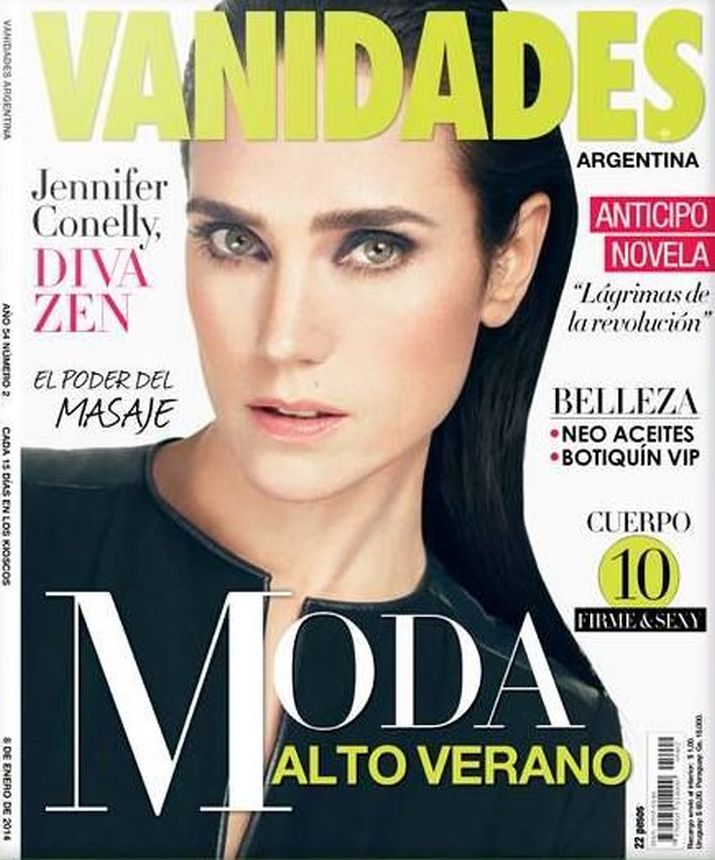 VANIDADES ARGENTINA magazine side cover 8 January 2014