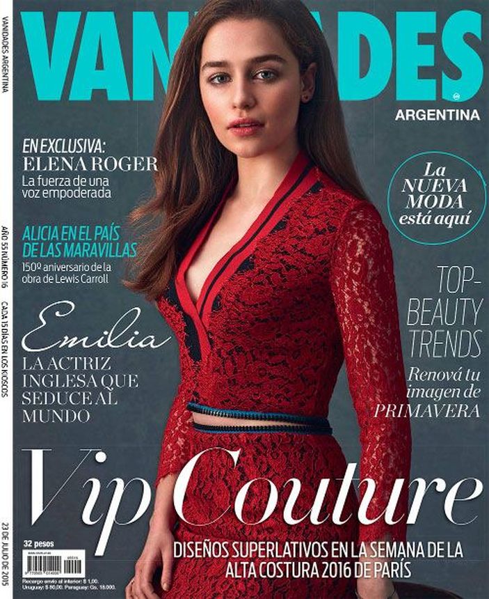 VANIDADES ARGENTINA magazine side cover 23 July 2015