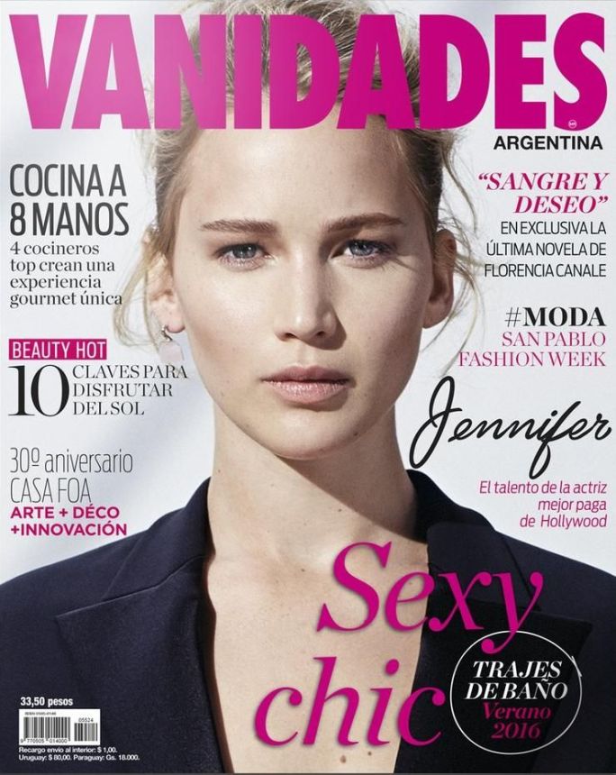 VANIDADES ARGENTINA magazine side cover  November 2015