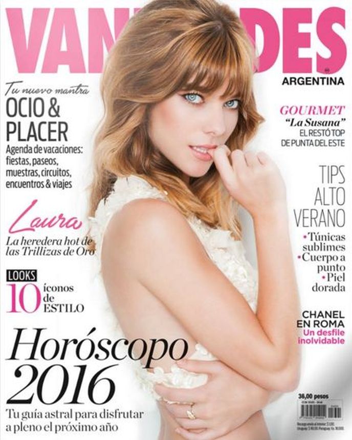 VANIDADES ARGENTINA magazine side cover  December 2016