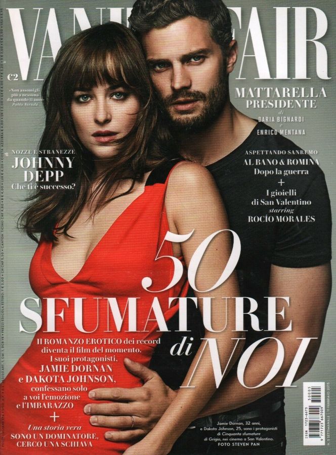 VANITY FAIR (Italy) magazine side cover Issue 5 11 February 2015