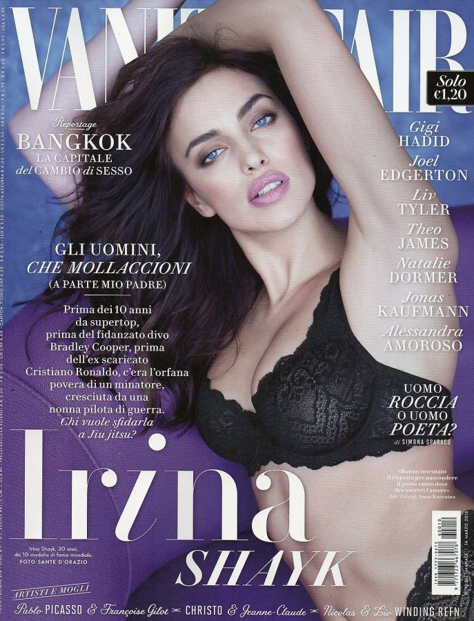 VANITY FAIR (Italy) magazine side cover Issue 10 16 March 2016