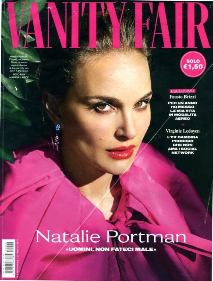 VANITY FAIR (Italy) magazine side cover Issue 6 13 February 2019