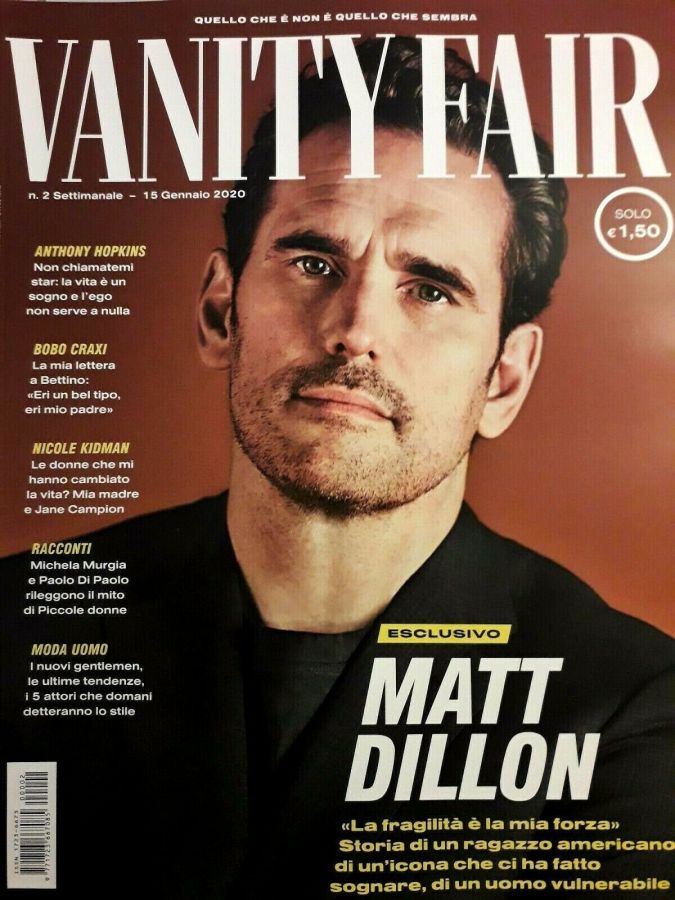 VANITY FAIR (Italy) magazine side cover Issue 2 15 January 2020