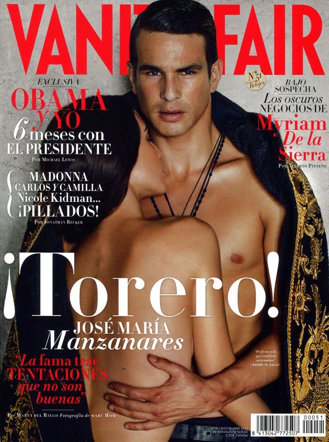 VANITY FAIR (Spain) magazine side cover Issue 51 November 2012