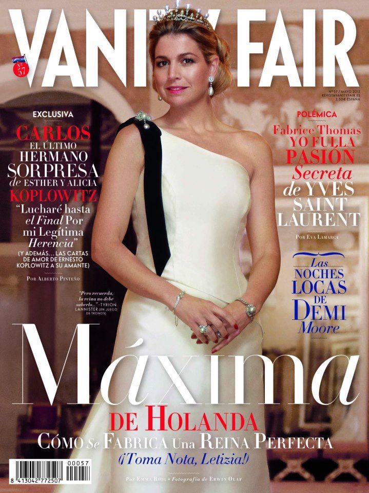 VANITY FAIR (Spain) magazine side cover Issue 57 May 2013