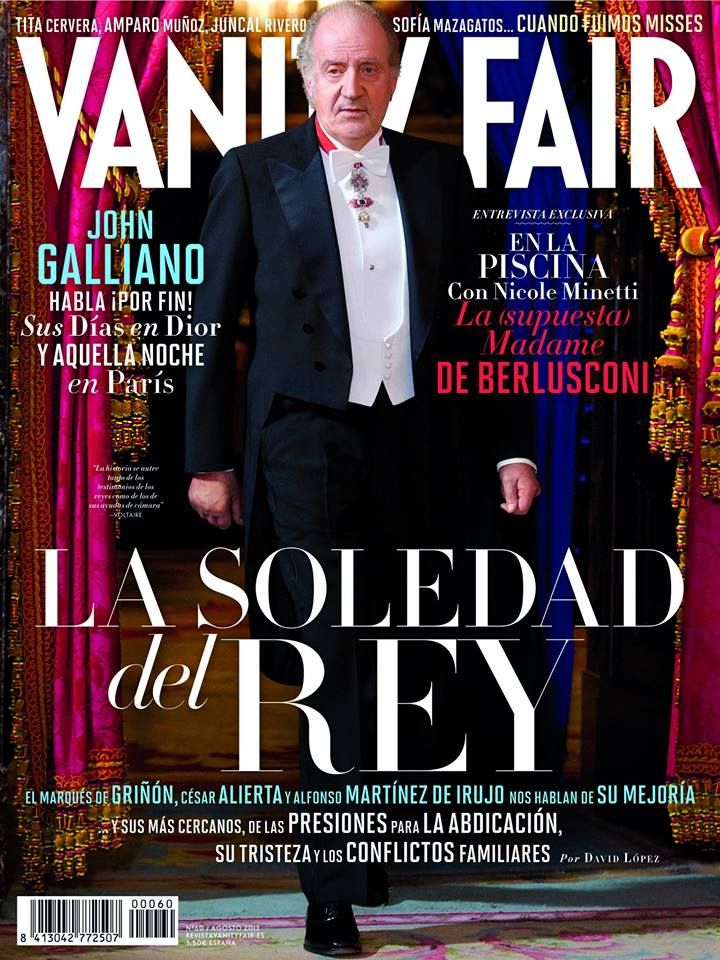 VANITY FAIR (Spain) magazine side cover Issue 60 August 2013