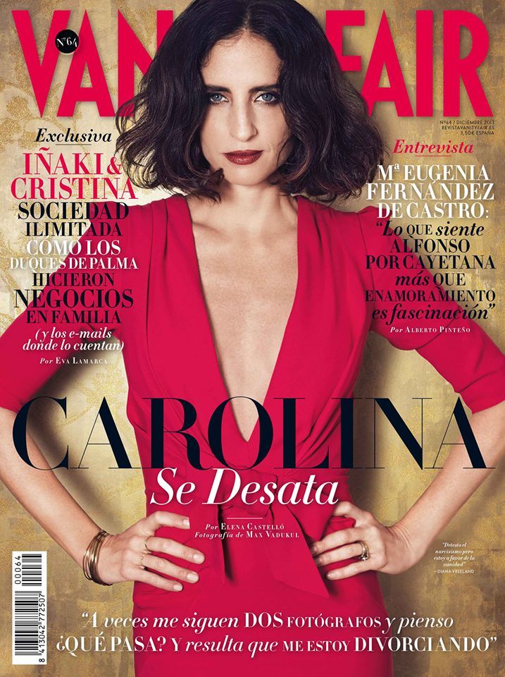 VANITY FAIR (Spain) magazine side cover Issue 64 December 2013