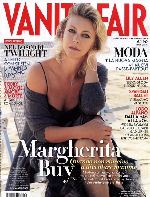 VANITY FAIR (Italy) magazine side cover Issue 42 21 October 2009