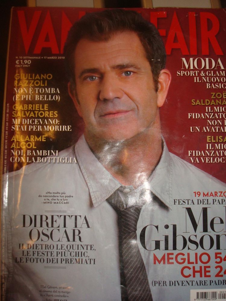 VANITY FAIR (Italy) magazine side cover Issue 10 17 March 2010