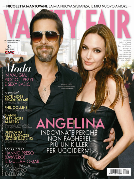 VANITY FAIR (Italy) magazine side cover Issue 28 21 July 2010