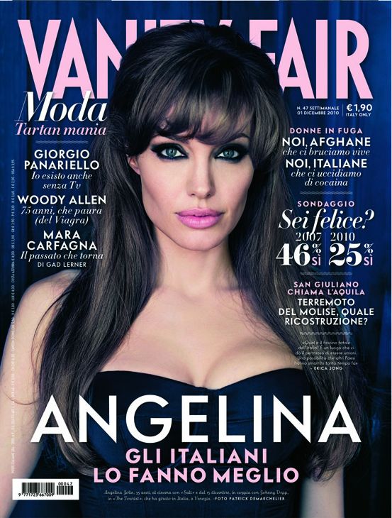 VANITY FAIR (Italy) magazine side cover Issue 47 1 December 2010