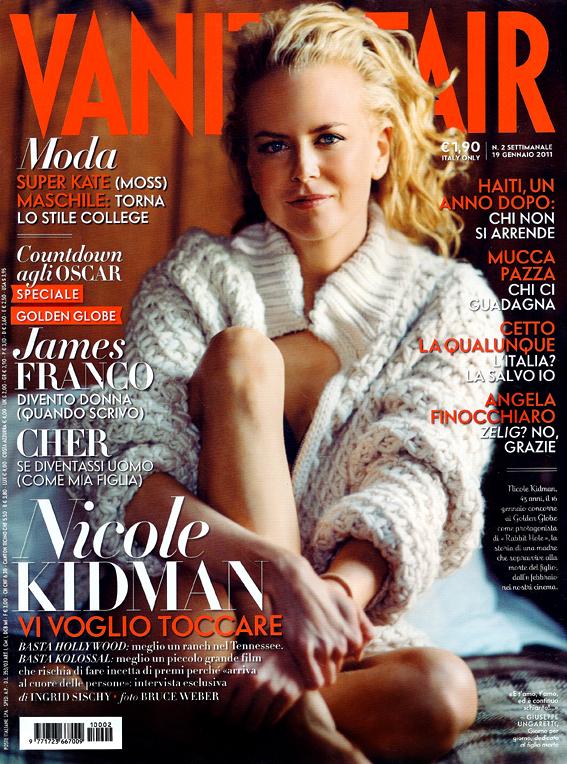 VANITY FAIR (Italy) magazine side cover Issue 2 19 January 2011
