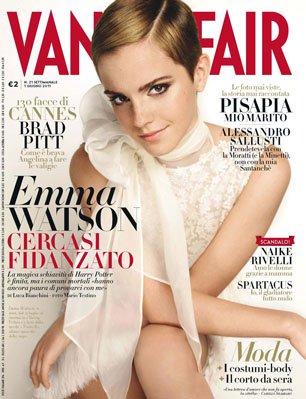 VANITY FAIR (Italy) magazine side cover Issue 21 1 June 2011