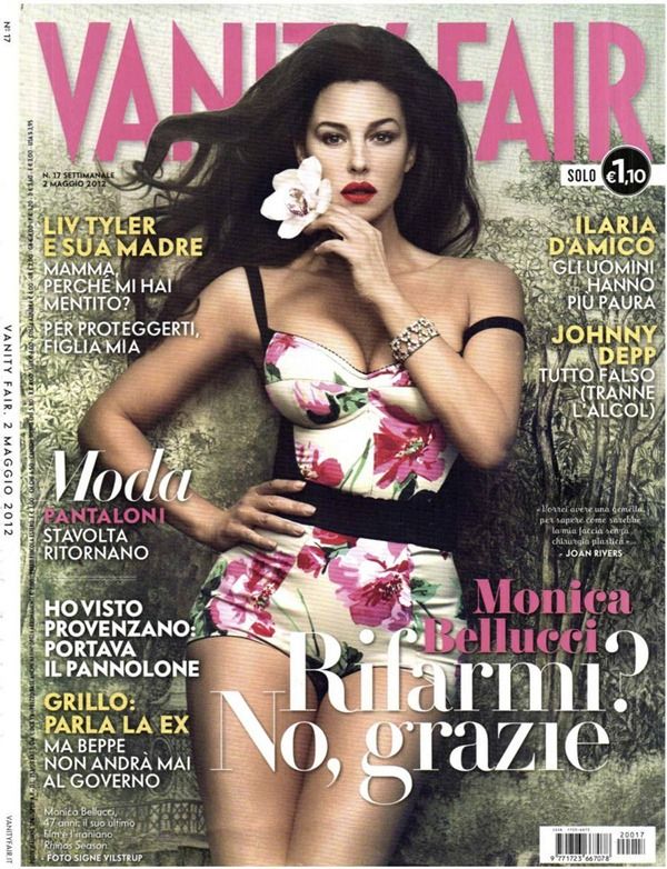 VANITY FAIR (Italy) magazine side cover Issue 17 2 May 2012