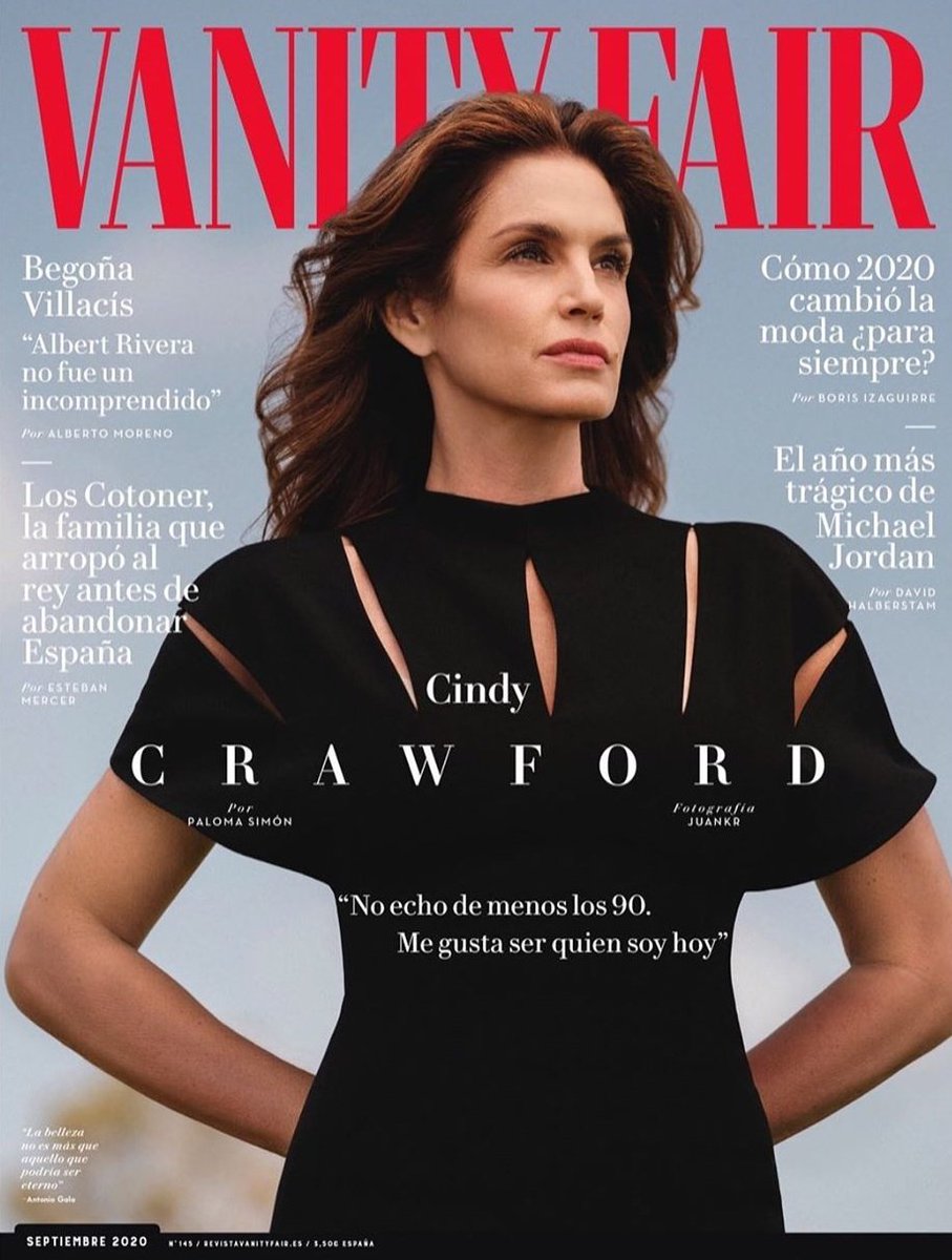VANITY FAIR (Spain) magazine side cover  September 2020