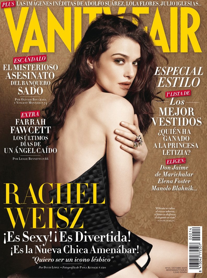 VANITY FAIR (Spain) magazine side cover  October 2020