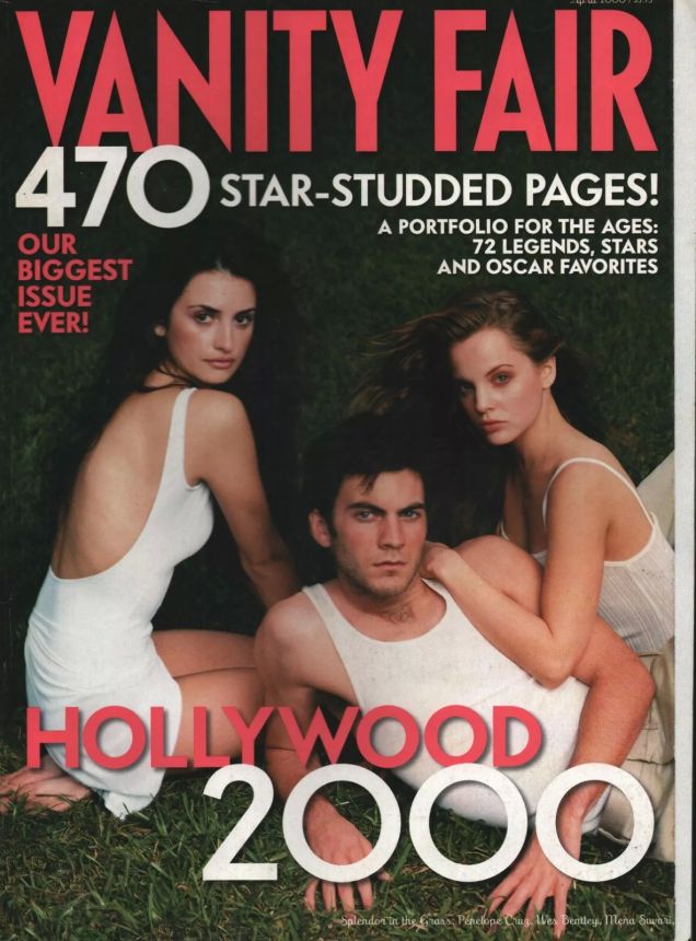 VANITY FAIR magazine side cover Issue 476 April 2000