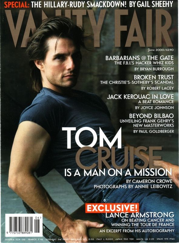 VANITY FAIR magazine side cover Issue 478 June 2000