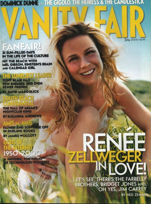 VANITY FAIR magazine side cover Issue 479 July 2000
