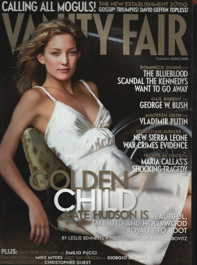VANITY FAIR magazine side cover Issue 482 October 2000