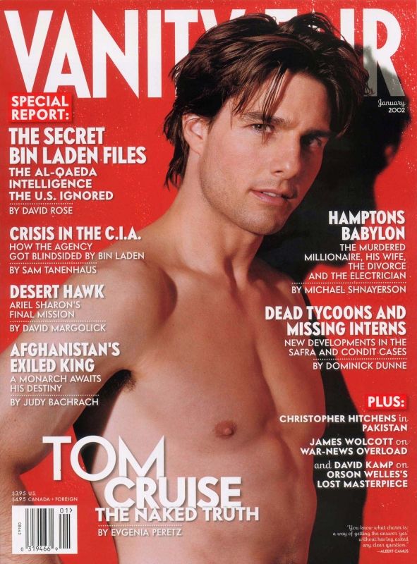 VANITY FAIR magazine side cover Issue 497 January 2002
