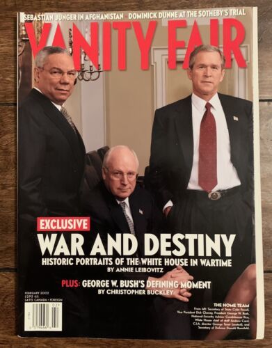 VANITY FAIR magazine side cover Issue 498 February 2002