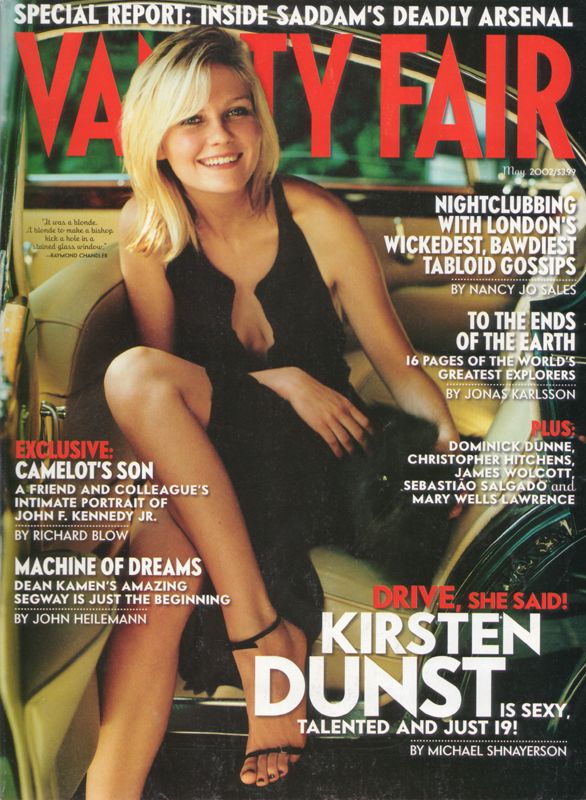 VANITY FAIR magazine side cover Issue 501 May 2002