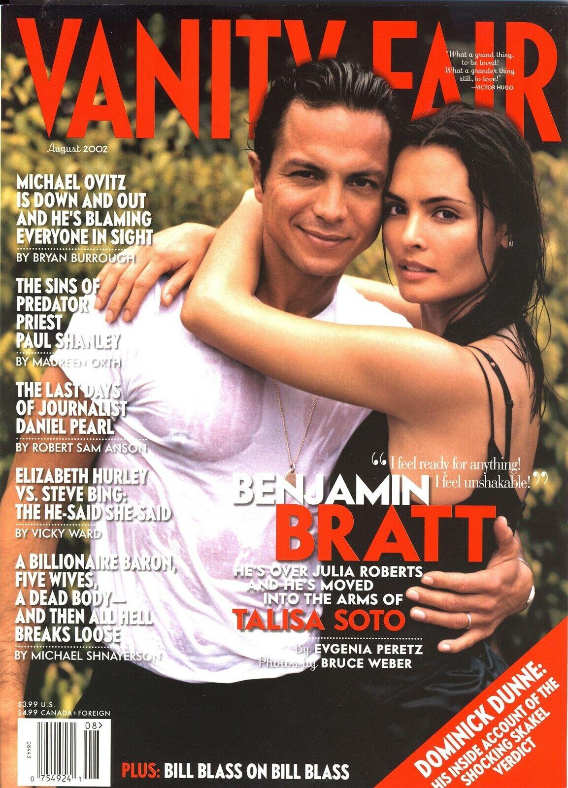 VANITY FAIR magazine side cover Issue 504 August 2002