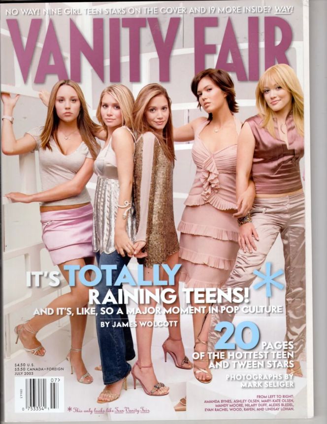 VANITY FAIR magazine side cover Issue 515 July 2003