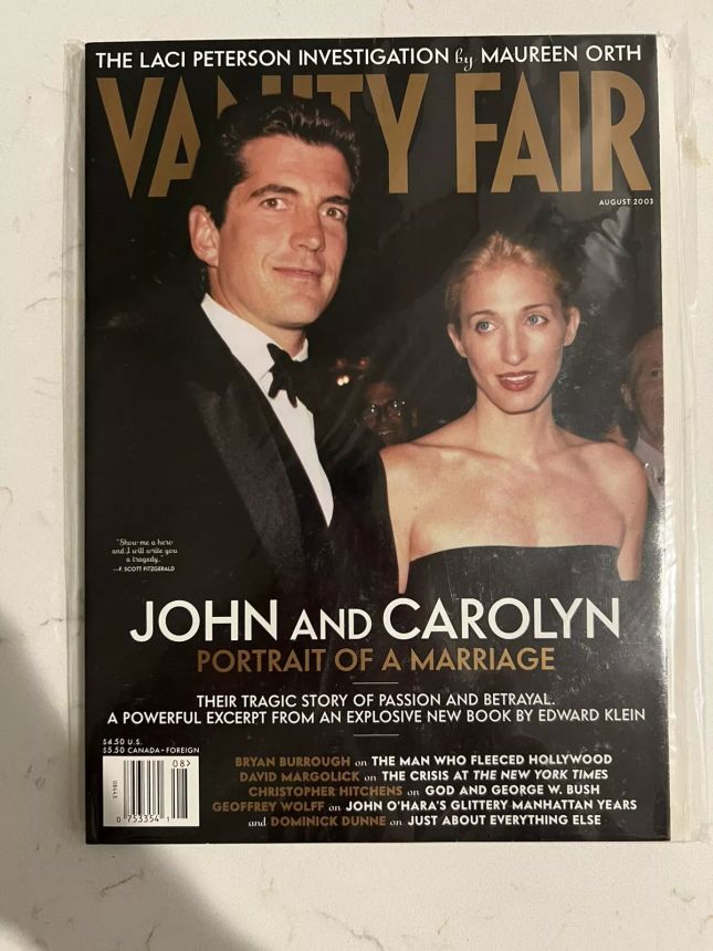 VANITY FAIR magazine side cover Issue 516 August 2003