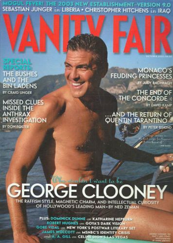 VANITY FAIR magazine side cover Issue 518 October 2003