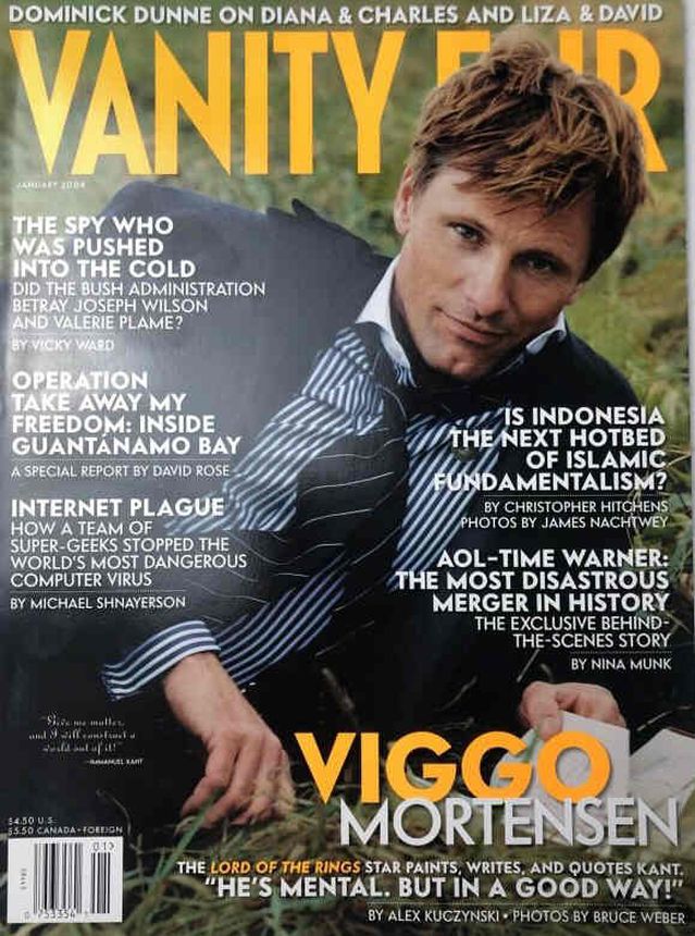 VANITY FAIR magazine side cover Issue 521 January 2004