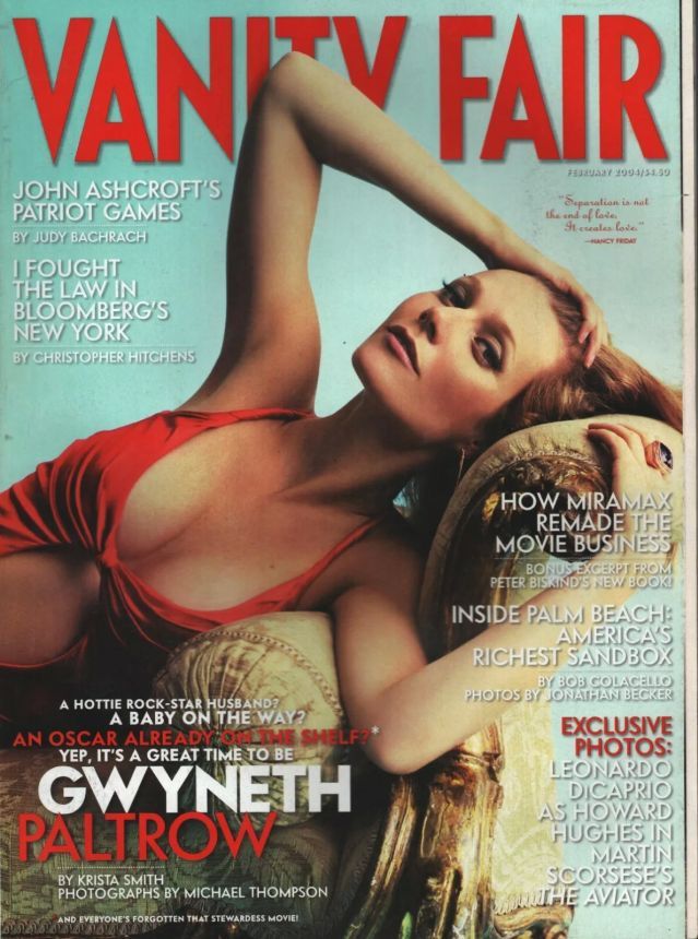 VANITY FAIR magazine side cover Issue 522 February 2004