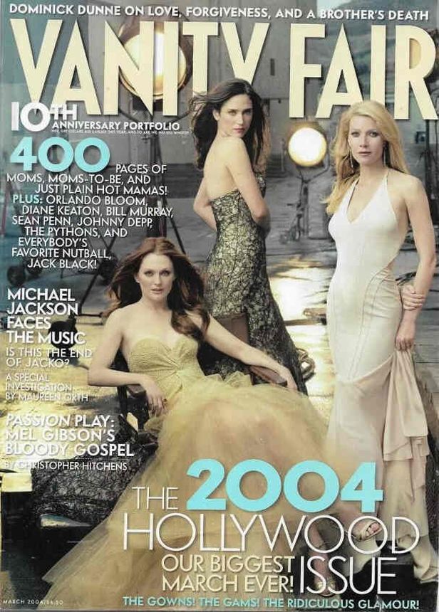 VANITY FAIR magazine side cover Issue 523 March 2004